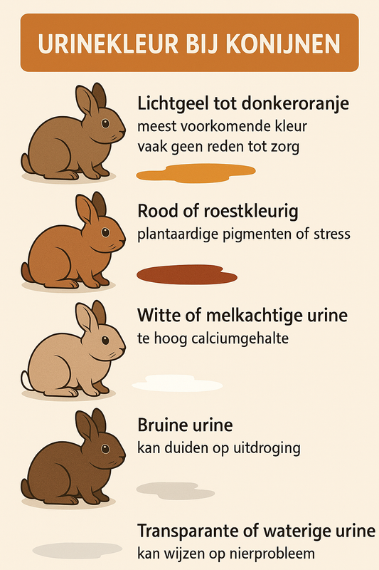 urine van konijnen